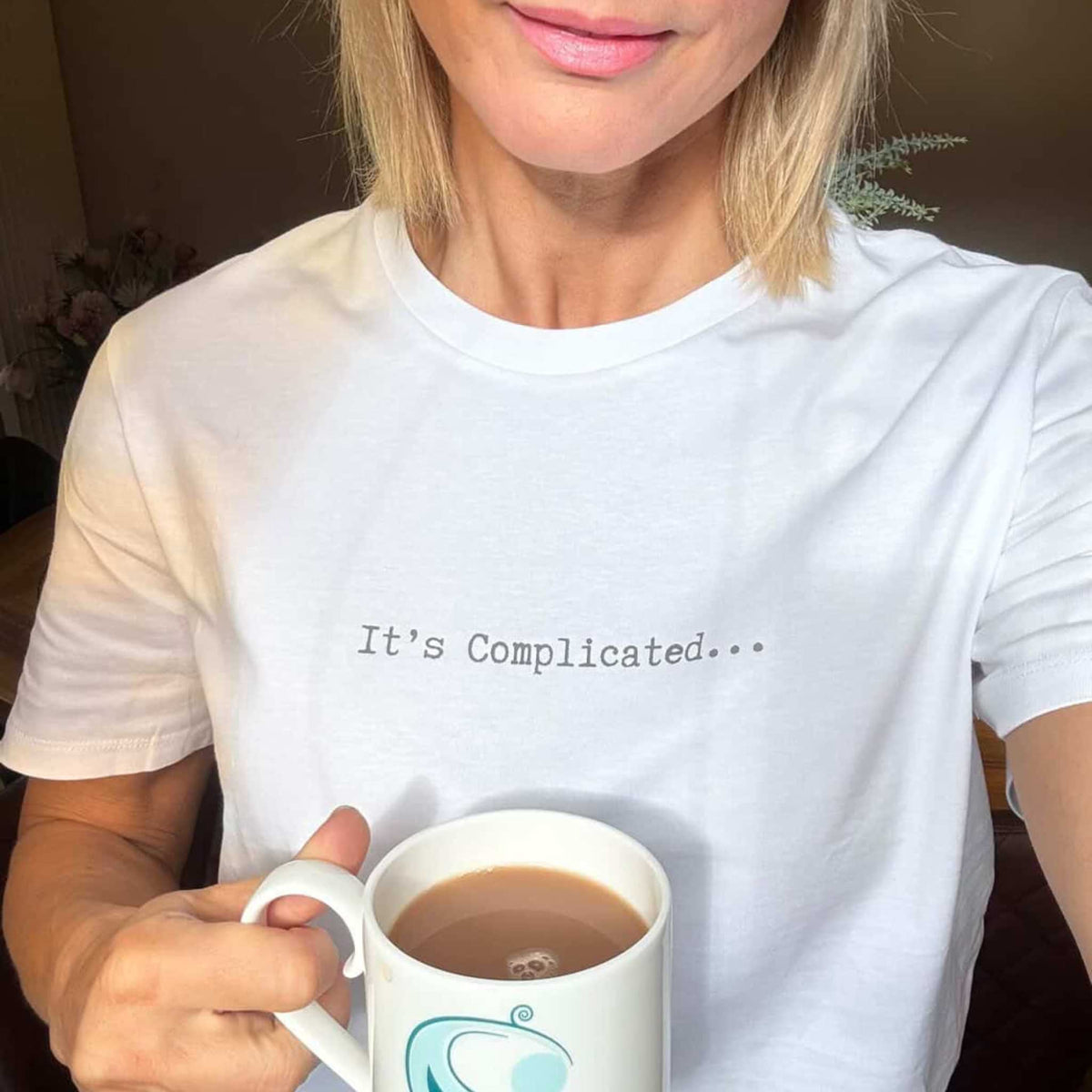 It’s Complicated Tee women organic cotton statement tee Complicated Co UK