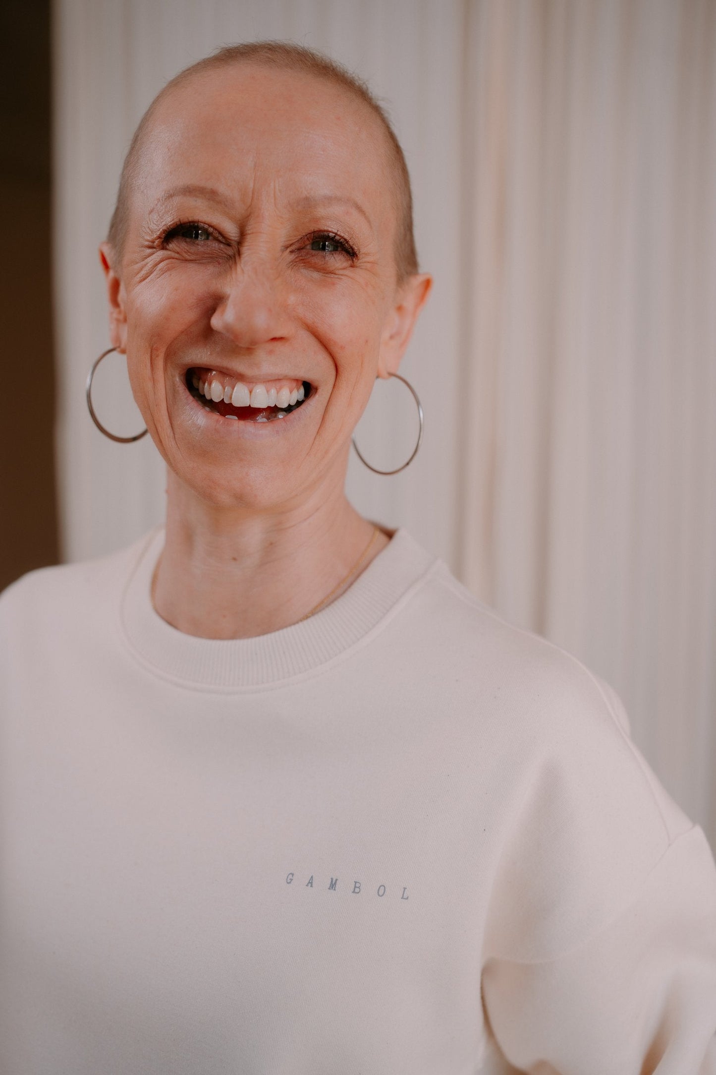 Oversized Sweat in Natural – Gambol Archive