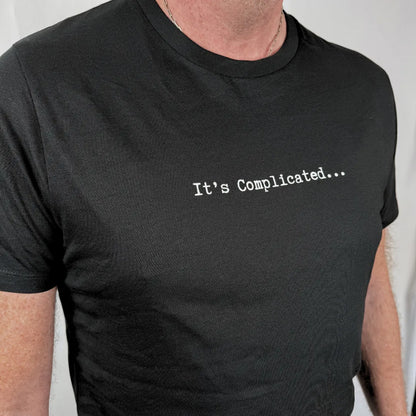 It’s Complicated Tee men organic cotton statement tee Complicated Co UK