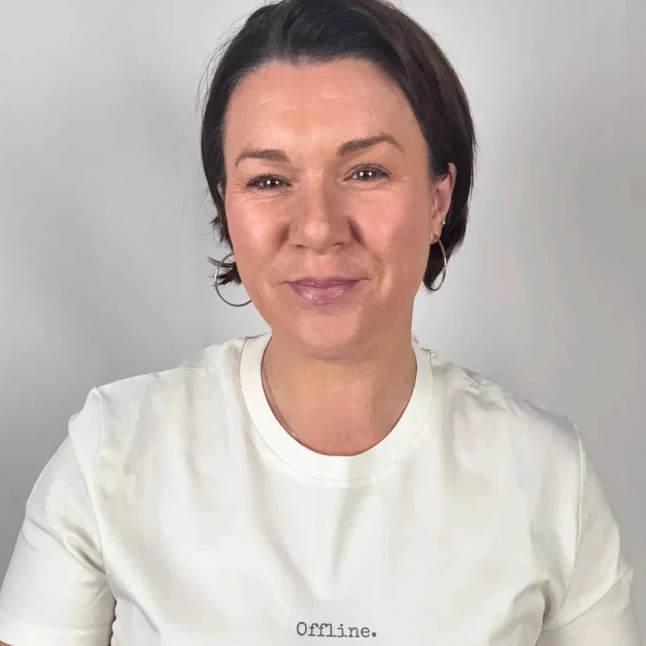 Offline Tee women ivory organic cotton statement tee Complicated Co UK