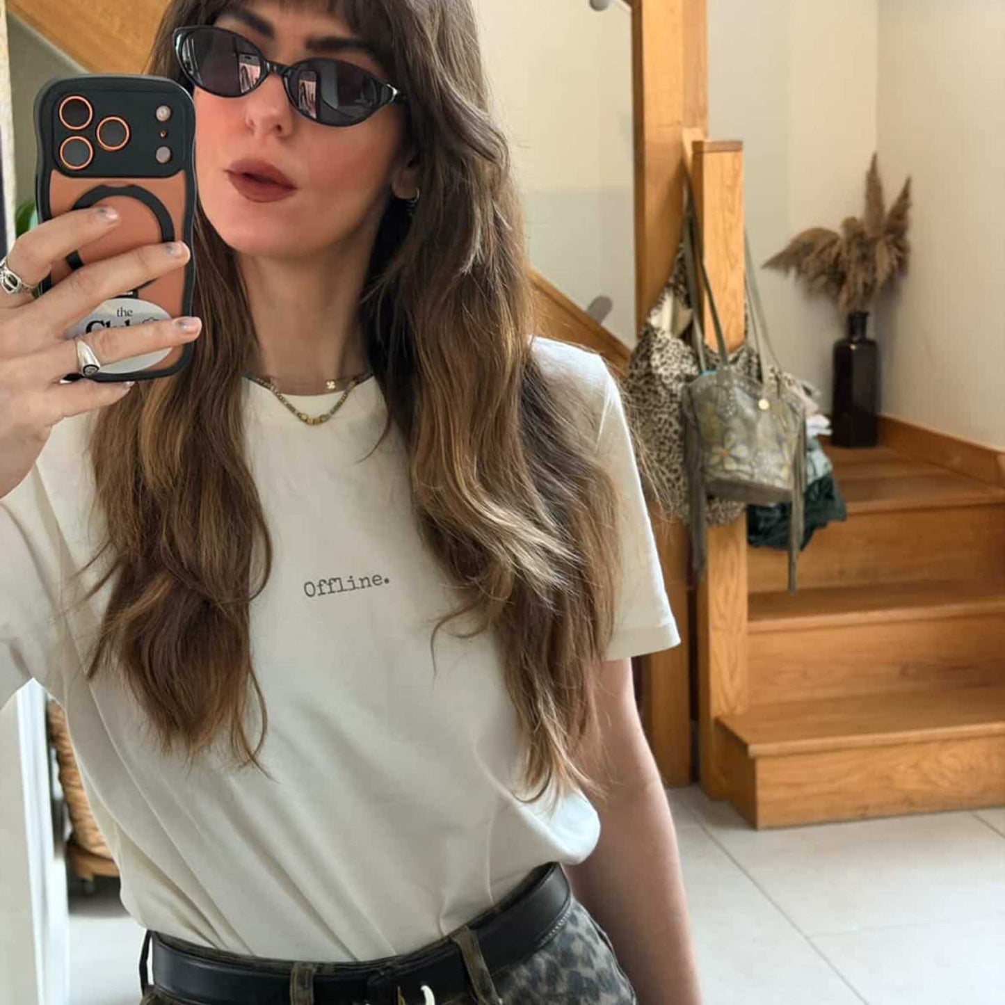 Offline Tee women ivory organic cotton statement tee Complicated Co UK