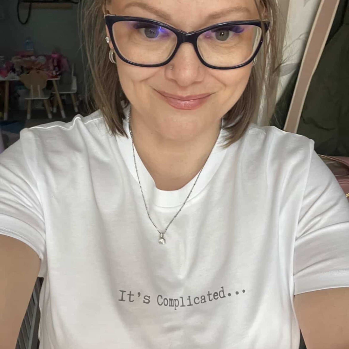 It’s Complicated Tee women organic cotton statement tee Complicated Co UK
