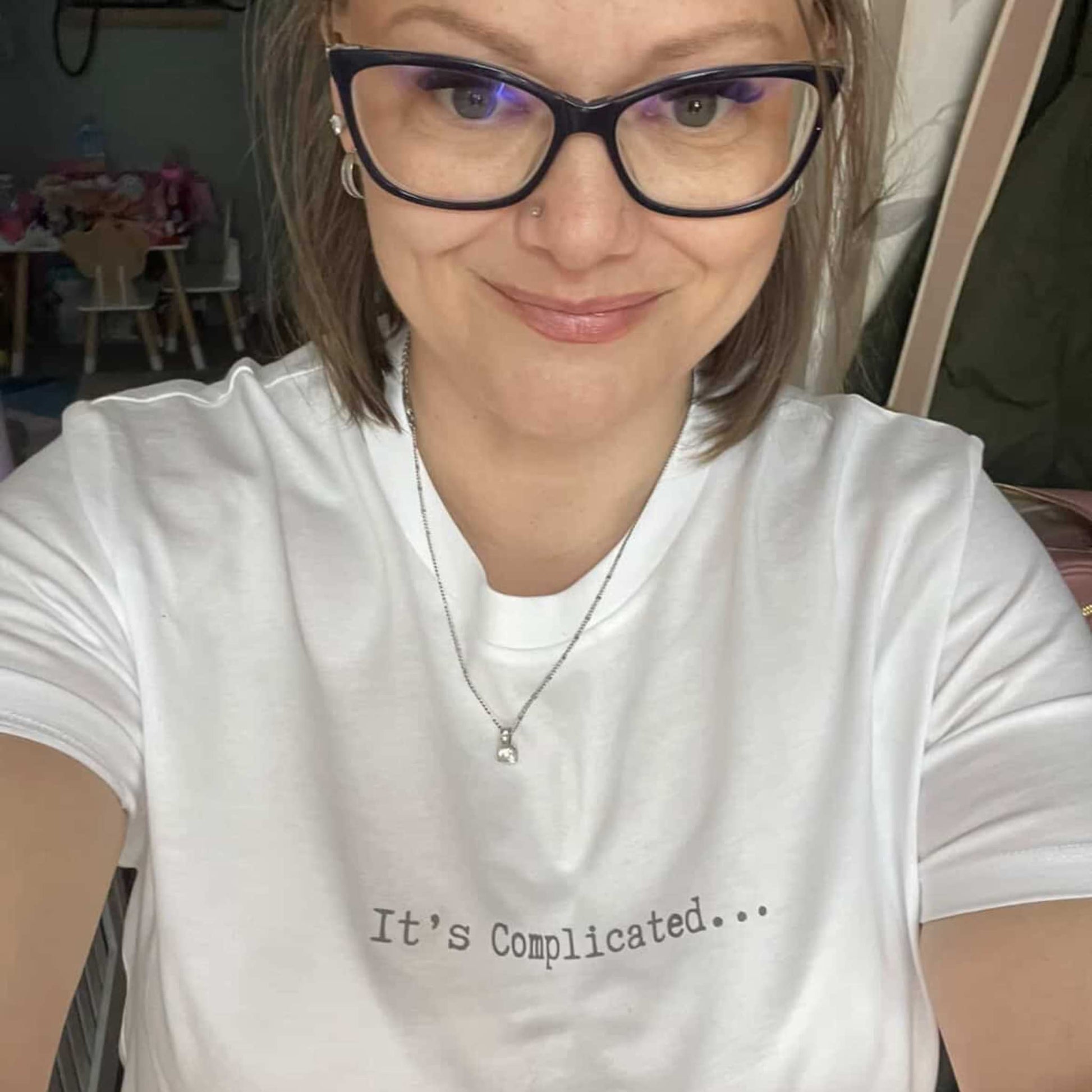 It’s Complicated Tee women organic cotton statement tee Complicated Co UK