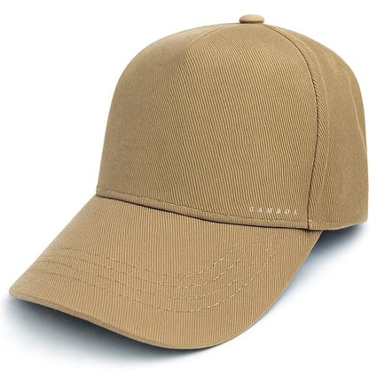 Beige cap on a white background