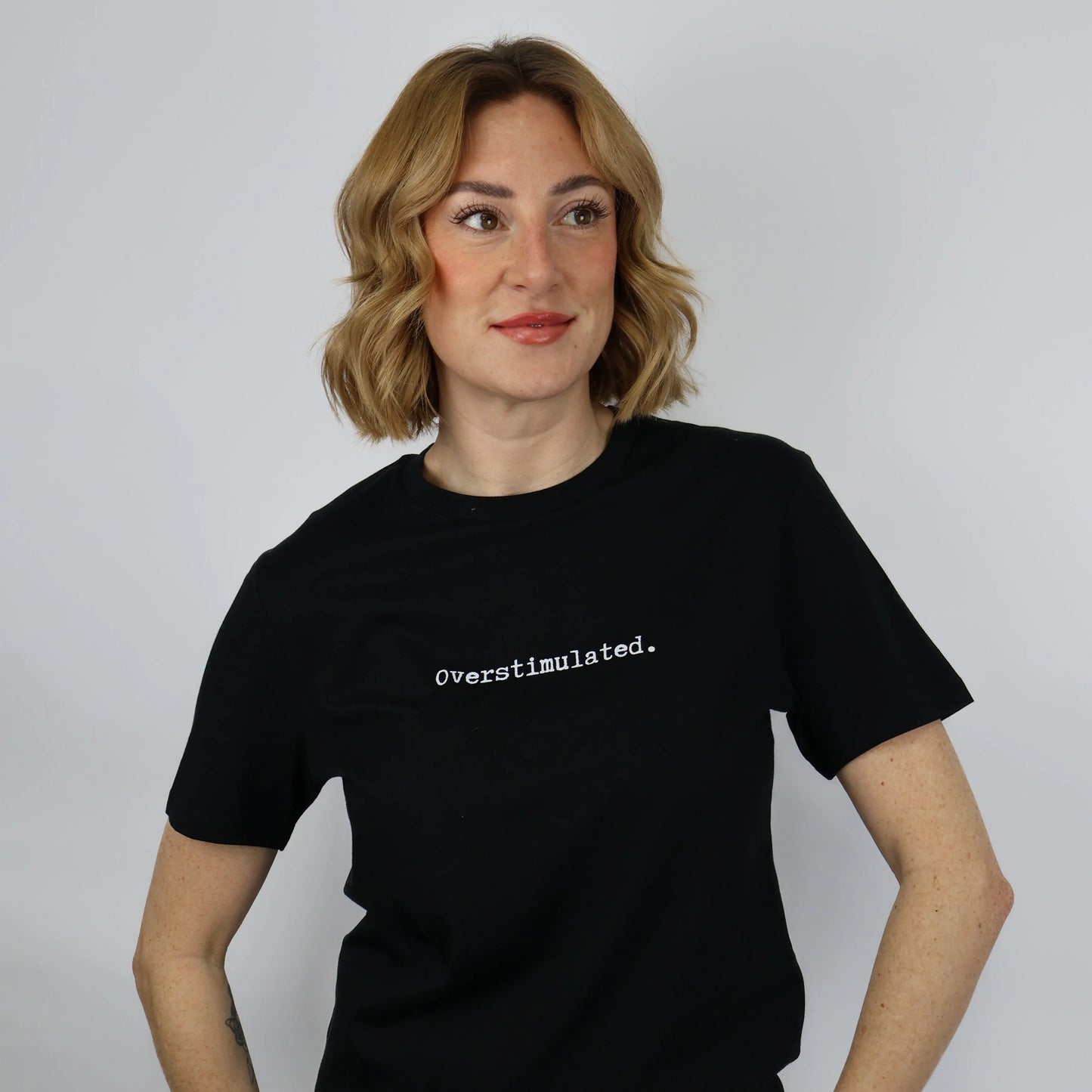 Overstimulated Tee – Women | Organic Cotton Statement Tee