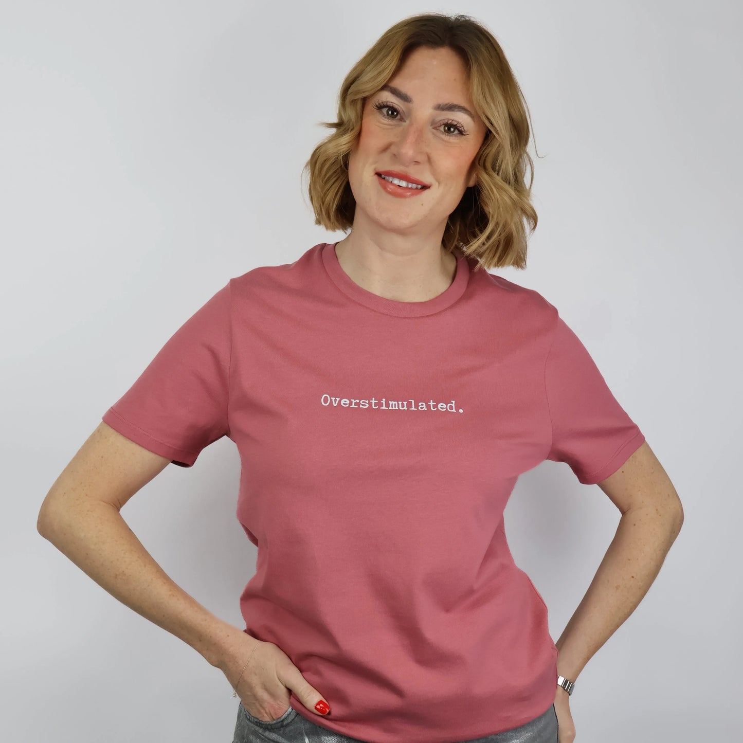 Overstimulated Tee – Women | Organic Cotton Statement Tee
