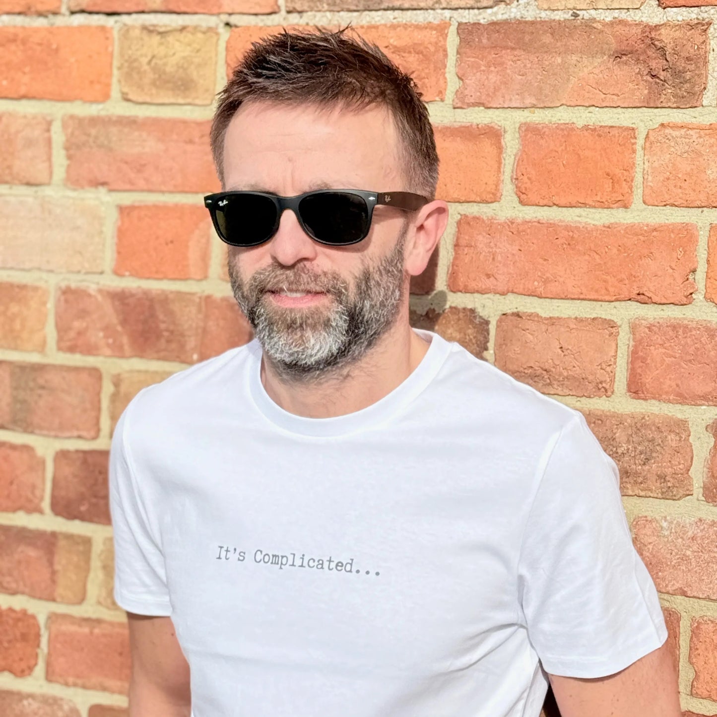 It’s Complicated Tee men organic cotton statement tee Complicated Co UK