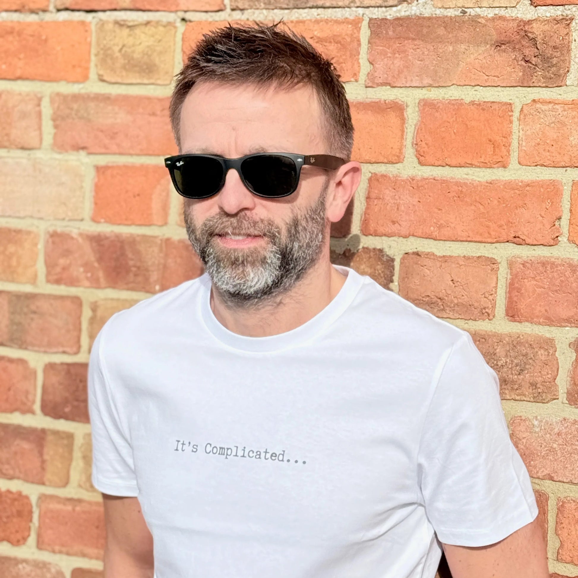 It’s Complicated Tee men organic cotton statement tee Complicated Co UK