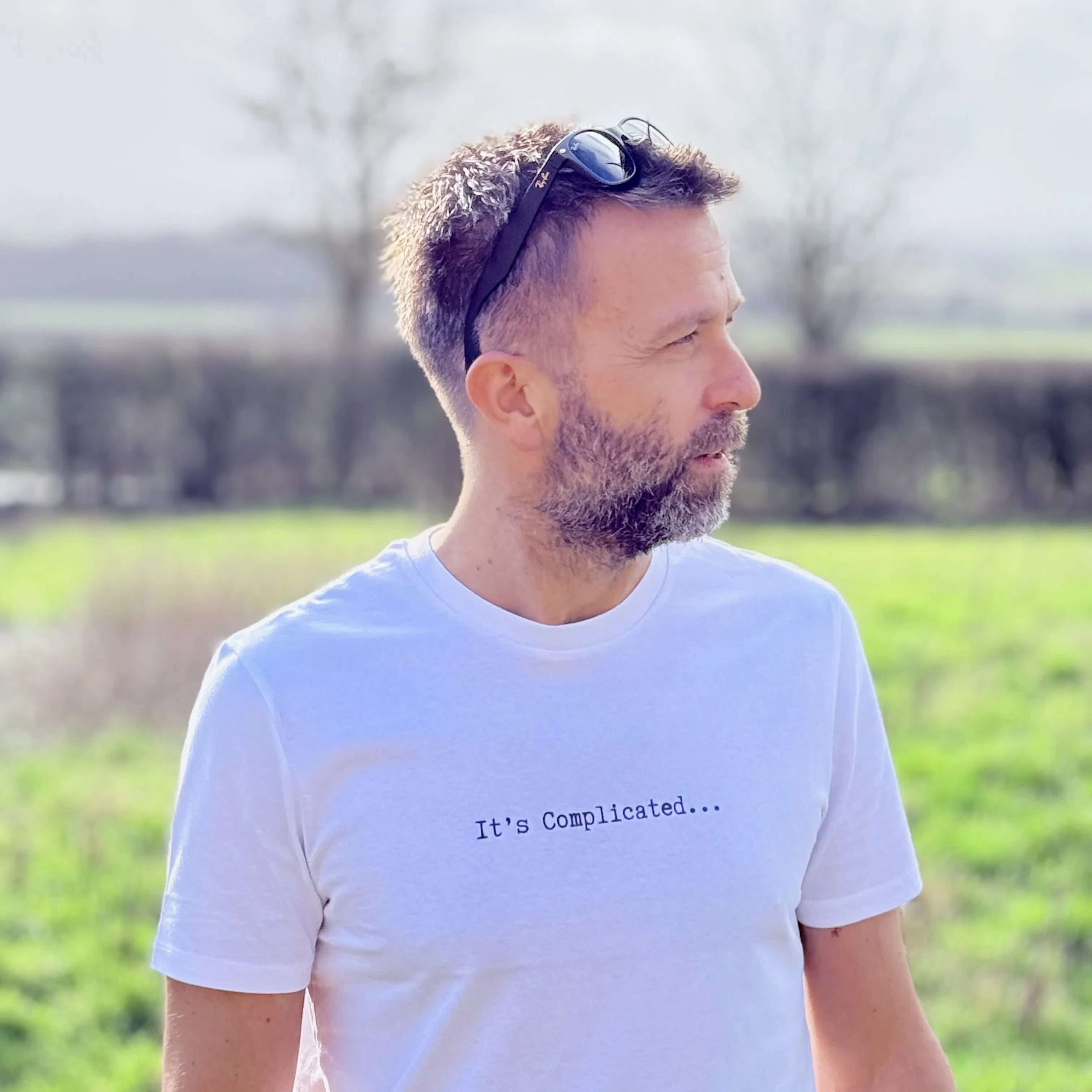 It’s Complicated Tee – Men | Organic Cotton Statement Tee