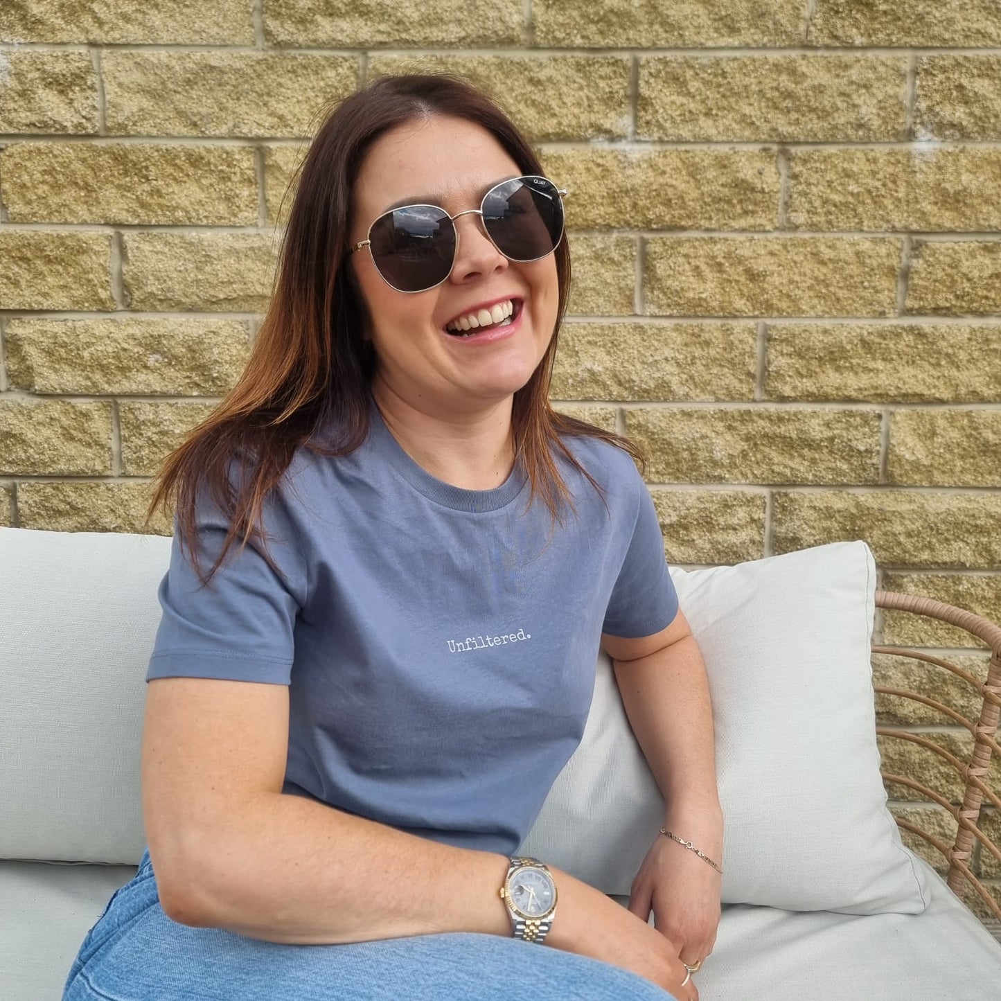 Unfiltered Tee women organic cotton statement tee Complicated Co UK