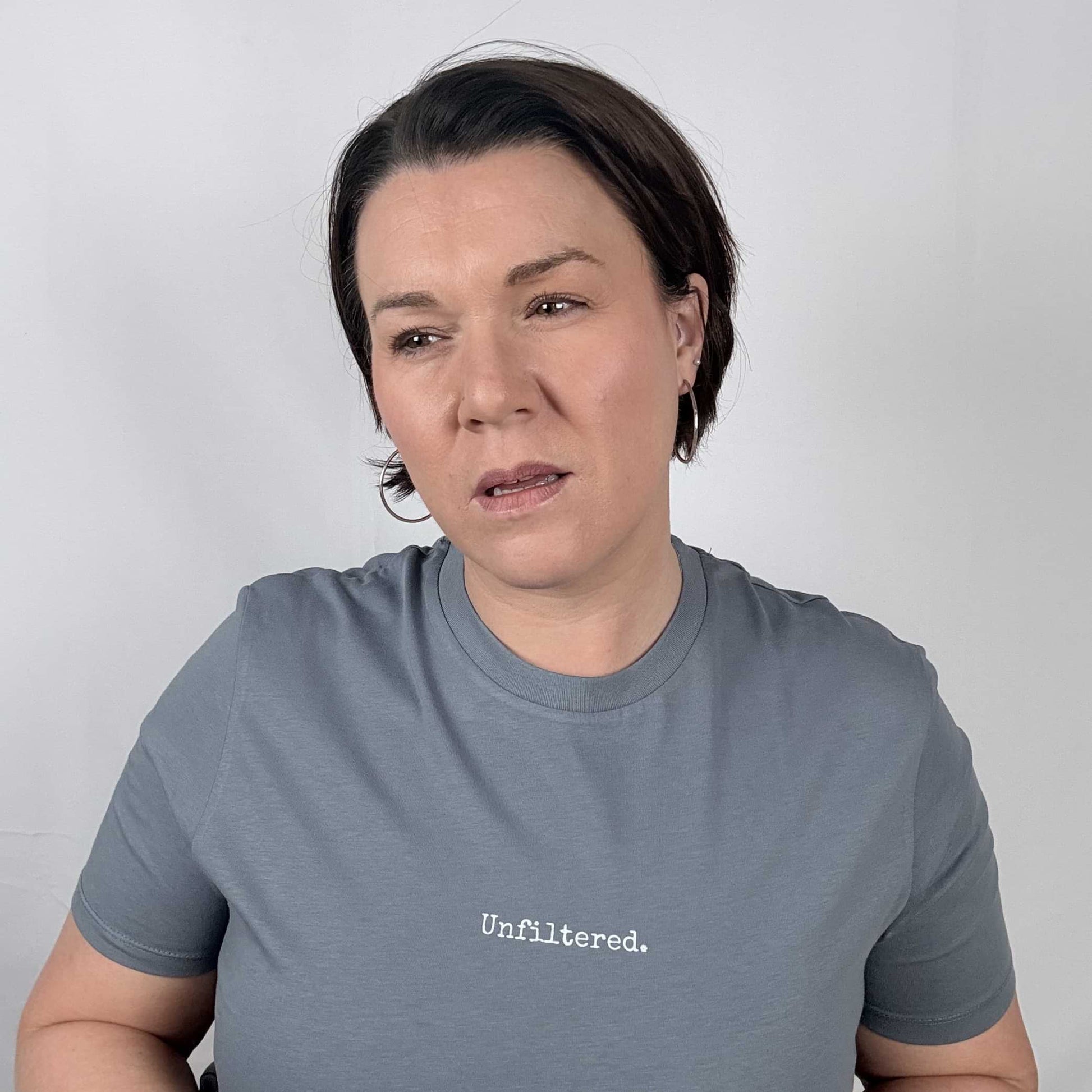 Unfiltered Tee women organic cotton statement tee Complicated Co UK