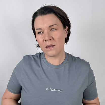 Unfiltered Tee women organic cotton statement tee Complicated Co UK