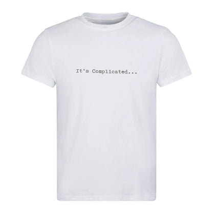It’s Complicated Tee men organic cotton statement tee Complicated Co UK