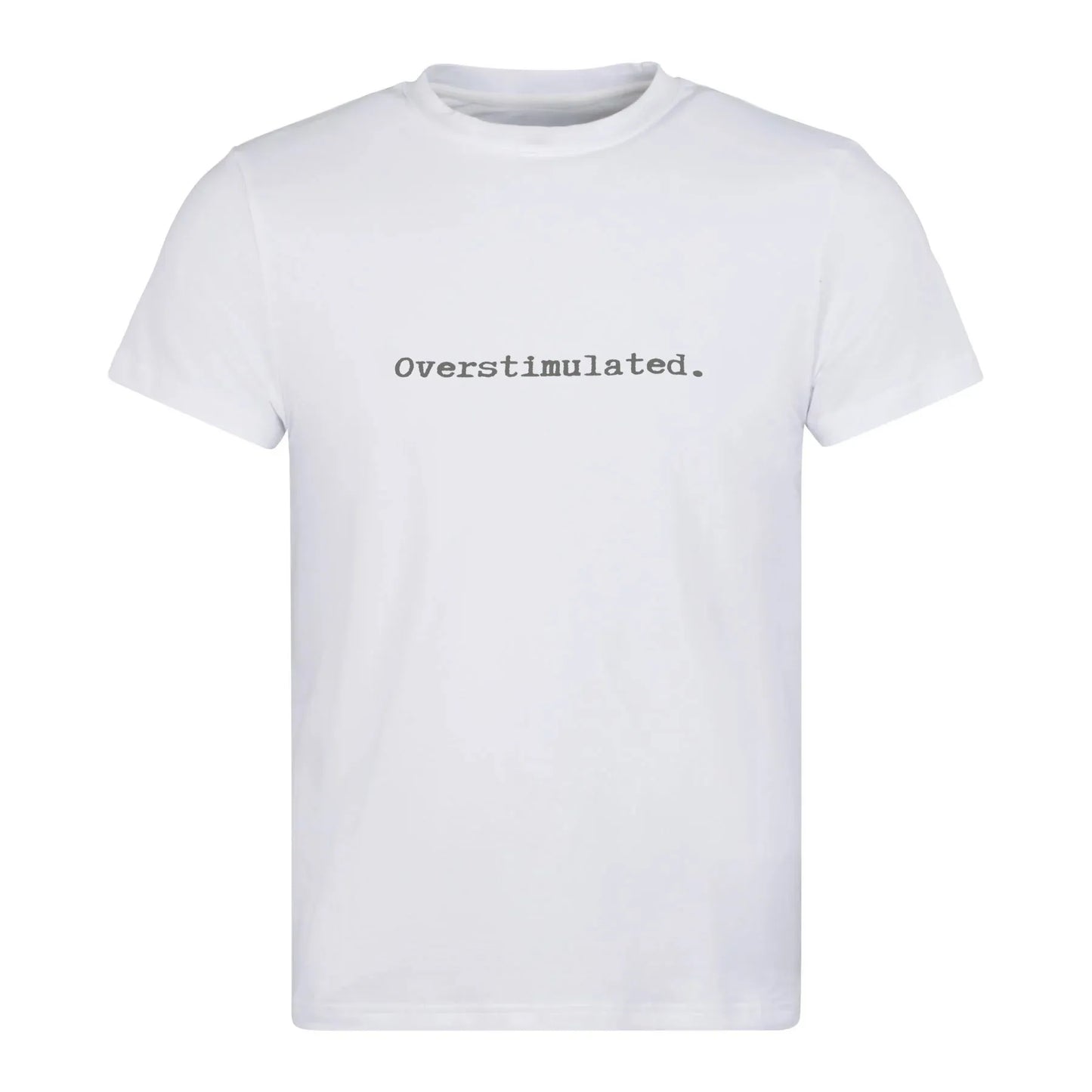 Overstimulated Tee – Men | Organic Cotton Statement Tee