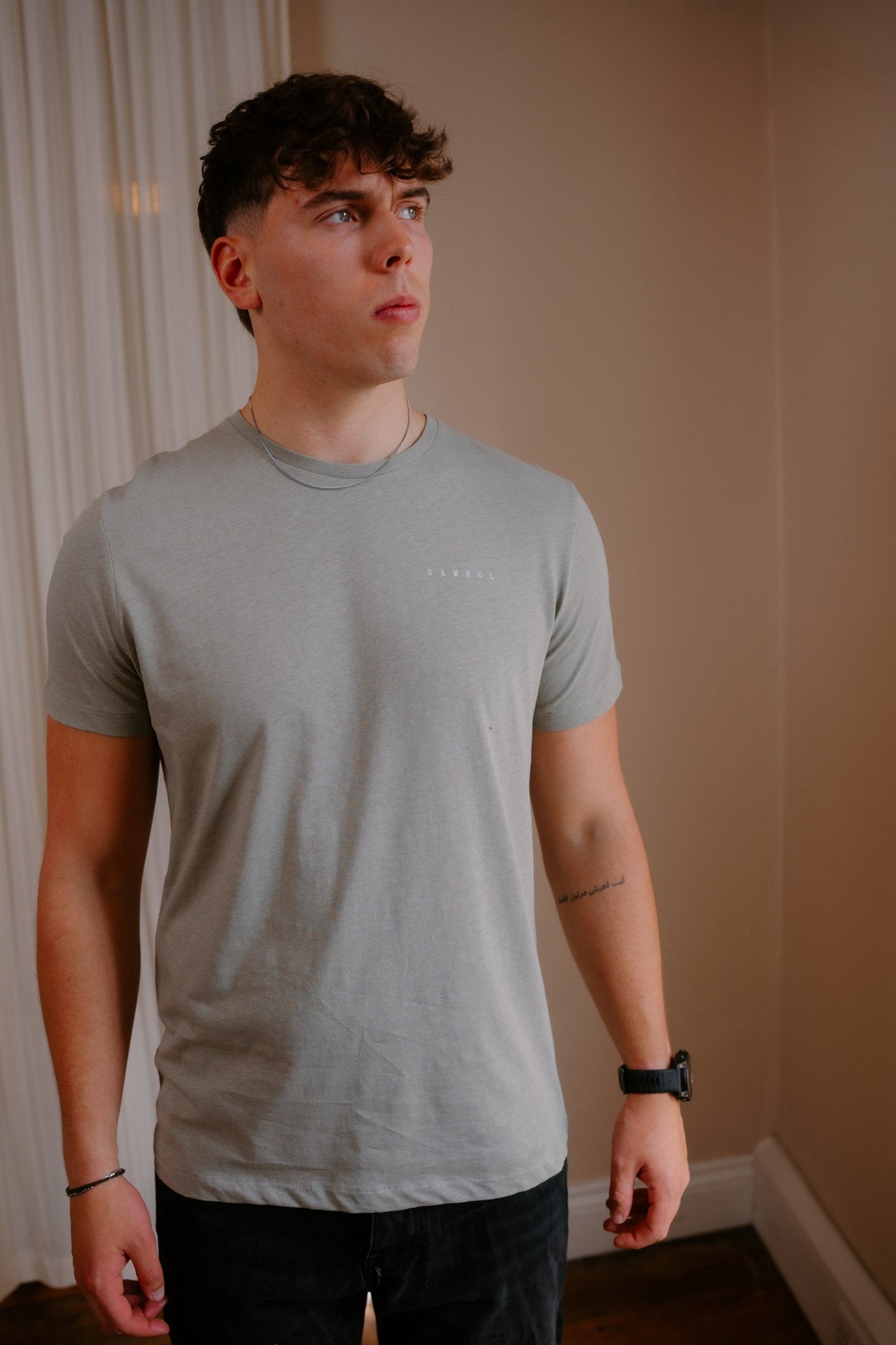 Everyday Tee in Moss – Gambol Archive