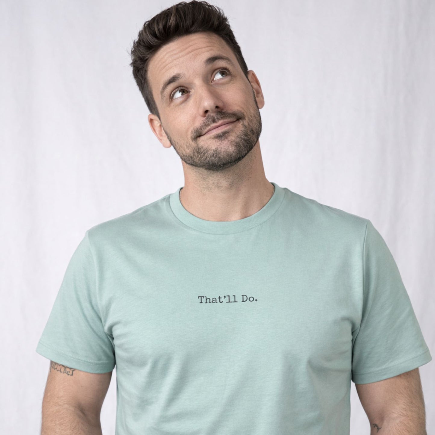 That’ll Do Tee men organic cotton statement tee Complicated Co UK