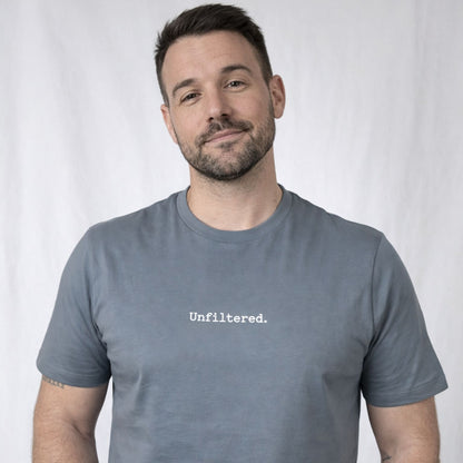 Unfiltered Tee men organic cotton statement tee Complicated Co UK